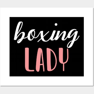 boxing lady - boxing girl Posters and Art